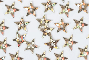 Пайетки " Zlatka" россыпью ZF- 19 7 мм 7 х 7 мм 10 г №06 св. желтый