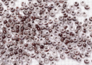 Бисер Чехия круглый 10/0 500г 38019 прозрачный, темно-коричневая линия внутри