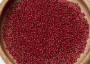 Бисер Япония MIYUKI Seed Beads 15/0 5г 0011 рубин серебряная линия внутри